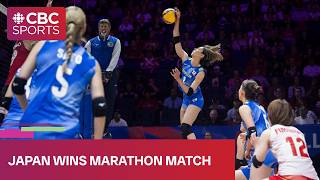 Canada falls in five sets to Japan at Volleyball Nations League tournament | #CBCSports