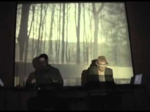Duet for Theremin and Lap Steel with flim from Robbie Land Zeitgeist Gallery 2010 excerpt.mp4