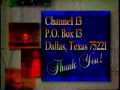 KERA TV Pledge Drive Segment Intro Outro March 1995