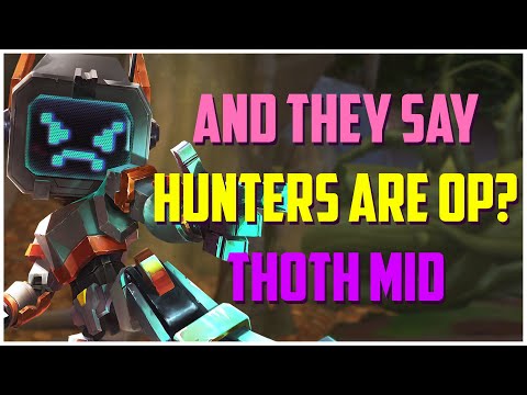 AND THEY SAY HUNTERS ARE OP? THOTH MID - RANKED SMITE S9