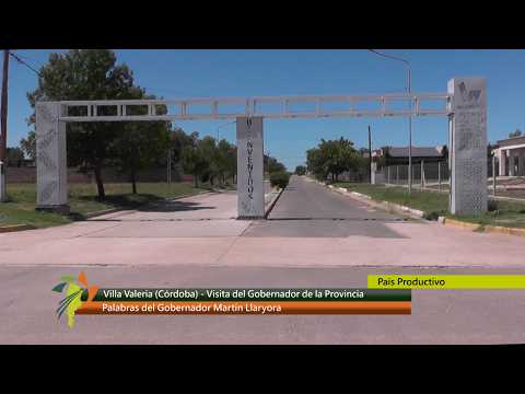 Villa Valeria, Sur de Córdoba, Visita del Gobernador Martin Llaryora. 14 02 2026