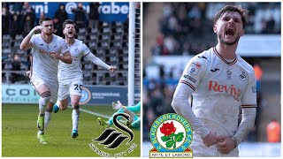 Sensational Swansea bounce back with a win. Swansea City 3-0 Blackburn Rovers