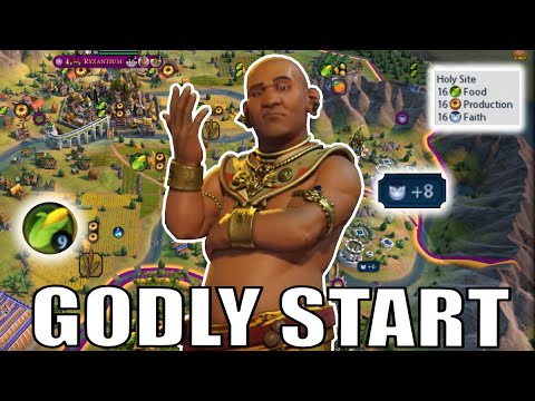 Civ 6 | EVERYONE GET IN HERE I Have A GODLY Khmer Start For You! - #1 Deity Khmer Civilization VI)