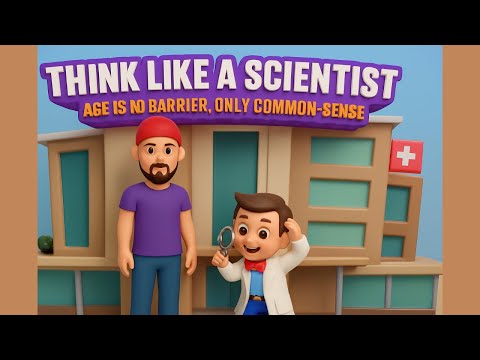 Think Like a Scientist – Age is no barrier, just common sense...#think #scientist #KidsScience