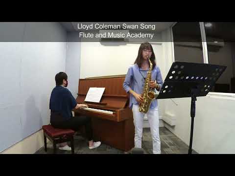 A Sax ABRSM Grade 3 from 2022, B1 Lloyd Coleman Swan Song