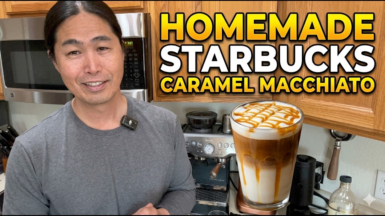 How to make homemade Starbucks Caramel Macchiato
