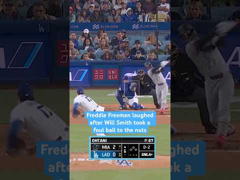 Shohei Ohtani felt Will Smith's pain, but Freddie Freeman laughed