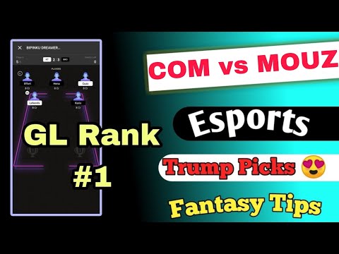COM vs MOU Esports Dream 11 Prediction  Today | Complexity Vs Mouz Dream 11 team : fantasy tips