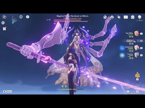 [Genshin Impact] First time trying to fight Boss Raiden no Inazuma Tono