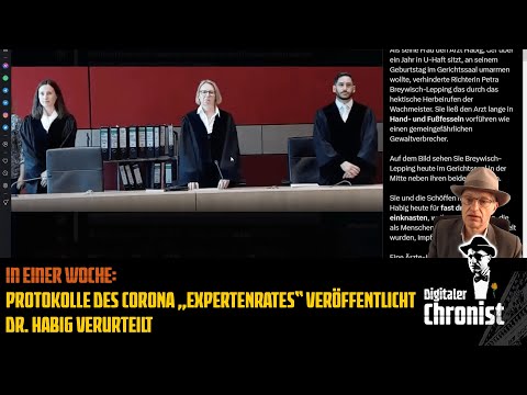 In one week: Minutes of the Corona "Expert Council" published - Dr. Habig condemned!