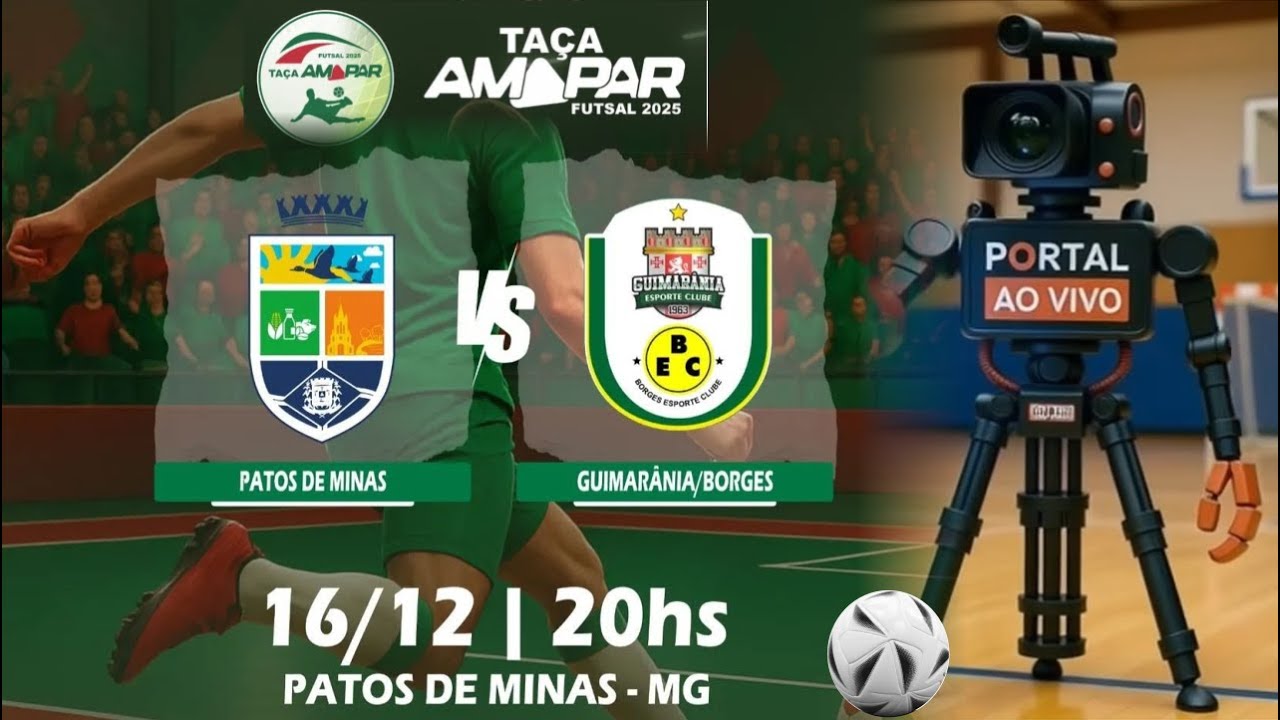 Patos de Minas x Guimarãnia/Borges GRANDE FINAL DA TAÇA AMAPAR FUTSAL 2025