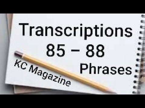 Shorthand Words & Phrases From Tc no. 85 - 88 | Vol - 4 |Kailash Chandra's Magazines| STENO