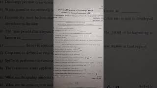 Water Resources Planning Aad Management ( Elective-2)