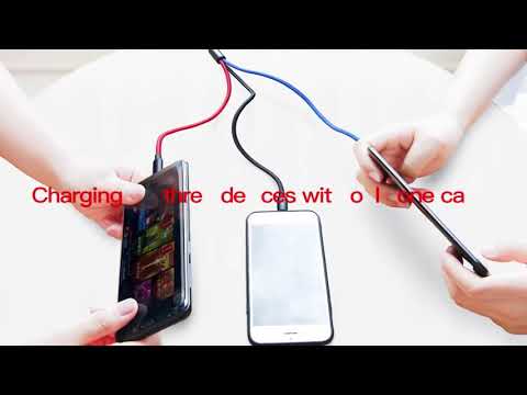 Kabelis Baseus USB2.0 A kištukas ir 3 kištukai (USB C, micro USB, lightning) video