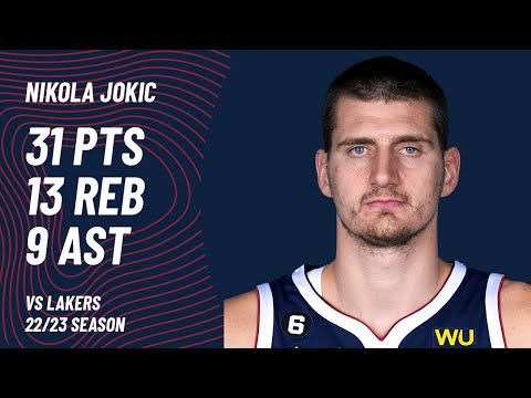 Nikola Jokic vs Los Angeles Lakers | 26.10.2022