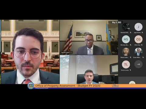 FY2023 Budget Hearings  - Office of Property Assessments, Bureau of Revision of Taxes 5-9-2022