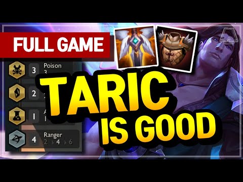 Taric Carries! (Poison Crystal Rangers Comp) - Teamfight Tactics Full Game | TFT | Diamond