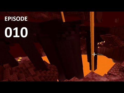 E010 - GIGANTIC NETHER FORTRESS - Let's play Minecraft survival solo