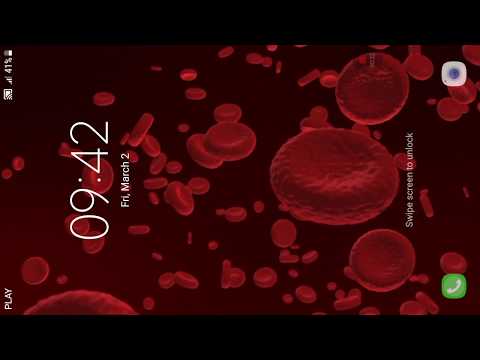 Blood Cells Live Wallpaper Video