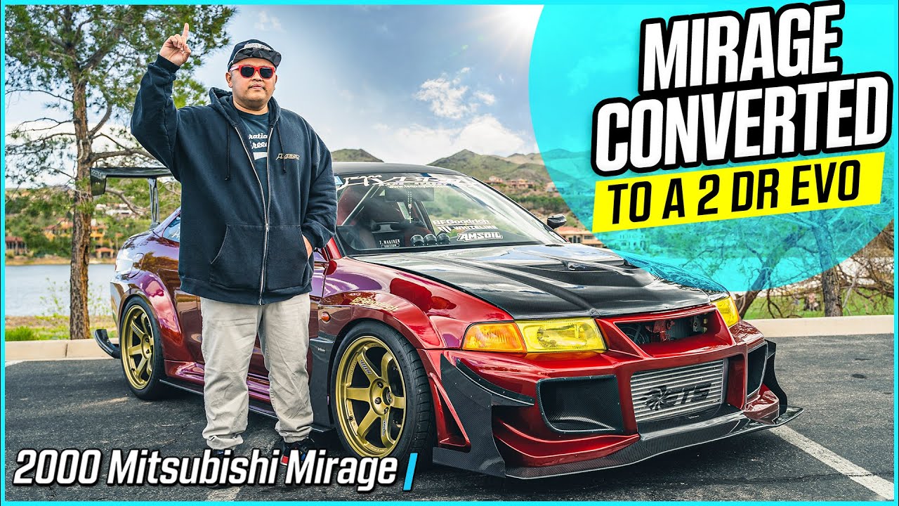 Mitsubishi MIRAGE Conversion to a 2 Door EVO