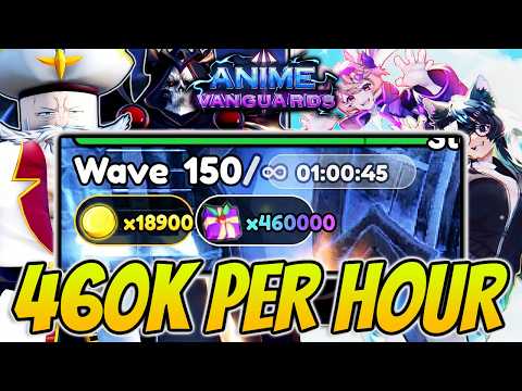 Insane *NEW* 460K Per Hour Winter Presents Method In Anime Vanguards Update 10.5!