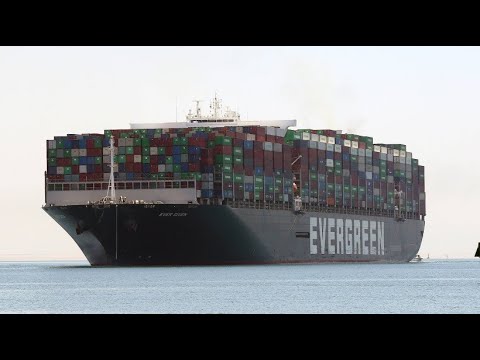 After more than 100 days: “Ever Given” sets off on its journey again