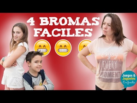 4 BROMAS FÁCILES PARA HACER EN CASA // Juegos y Juguetes en Familia