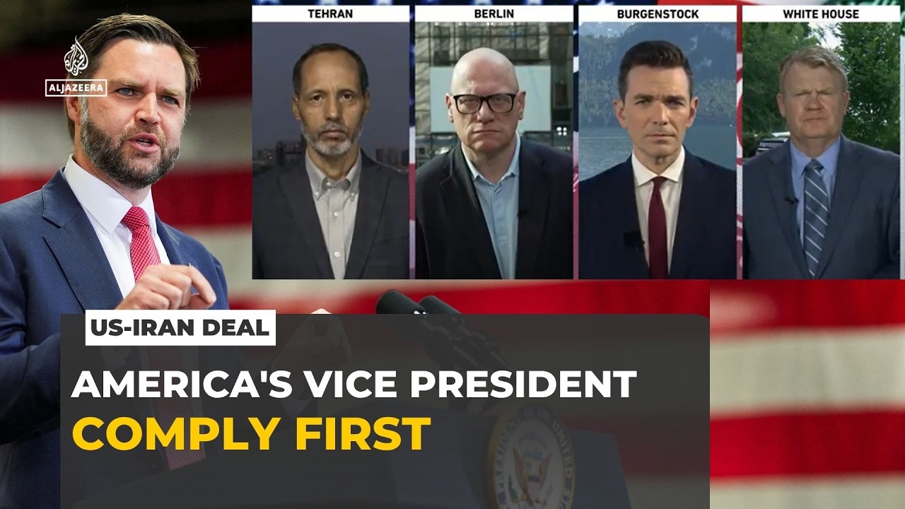 Vance Calls US–Iran Agreement a 'Win Win', says benefits depends on Teheran's compliance