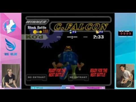 New Game+ XLV - NFreak (C.Falcon) vs  ThunderPaste (Fox) SSBM WR2