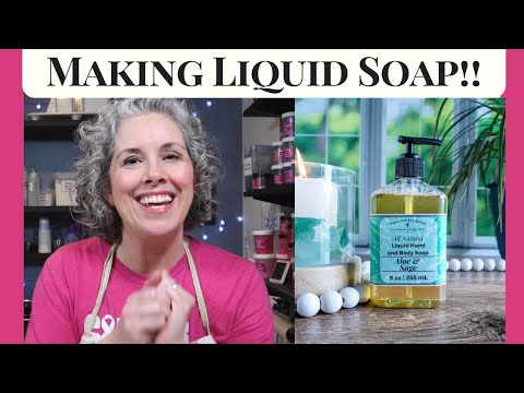 How to Make Hot Process Liquid Soap | Start to Finish Tutorial