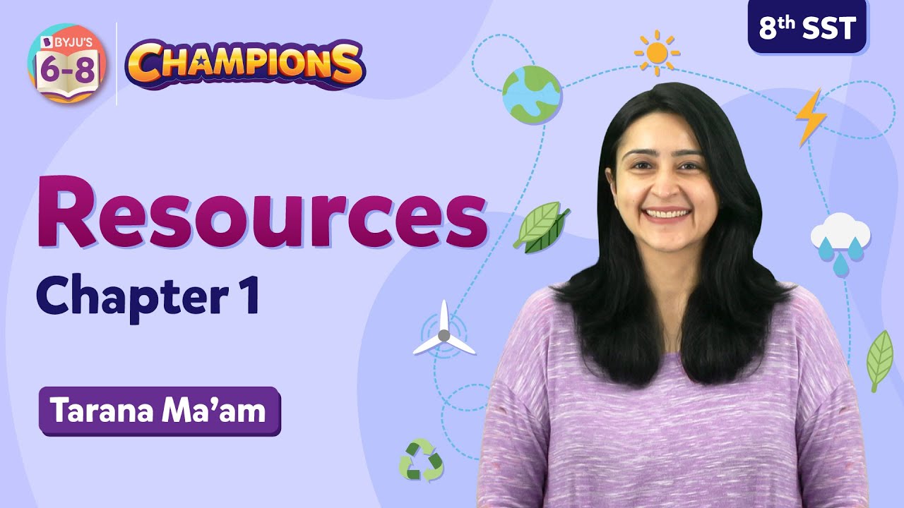 Resources Class 8 Social Science Geography Chapter 1 Explained | BYJU'S - Class 8