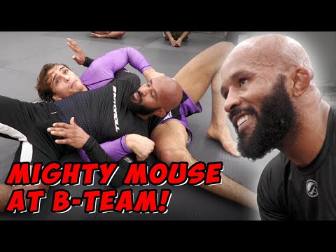 Teaching Mighty Mouse FUNKY Jiu-Jitsu | B-Team Vlog