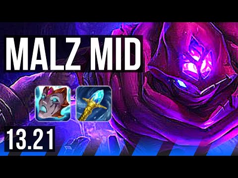 MALZAHAR vs JAYCE (MID) | Rank 6 Malz, 2.1M mastery, 600+ games, 7/2/6 | KR Master | 13.21