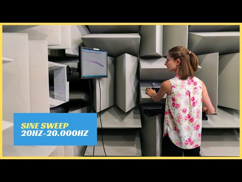 Sine Sweep Linear 20Hz to 20000Hz Test Oscillator | Human Audio Spectrum | 1 Hour  Signal Continuous