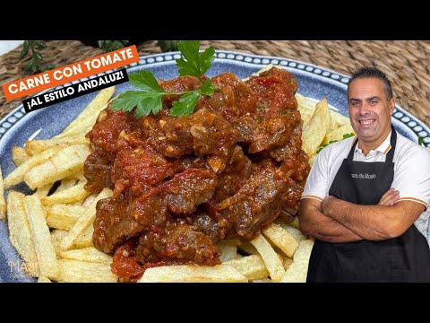 Carne con tomate al estilo andaluz