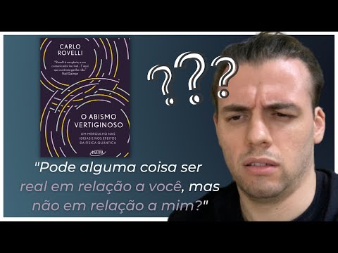 O abismo vertiginoso - Carlo Rovelli | Resenhas Skoob