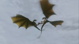 Collection of All Dragon Scenes From Game of Thrones (Season 1- 4)
