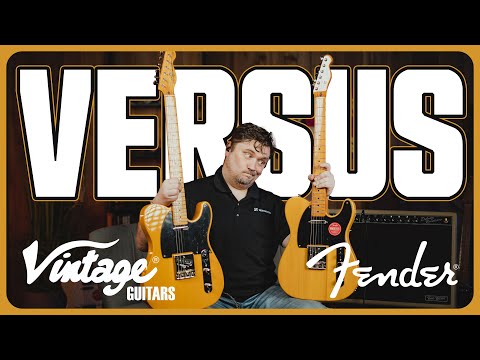 Vintage V52 VERSUS Fender Squier Classic Vibe '50s Telecaster Comparison I Which 1950s Tele Is Best?