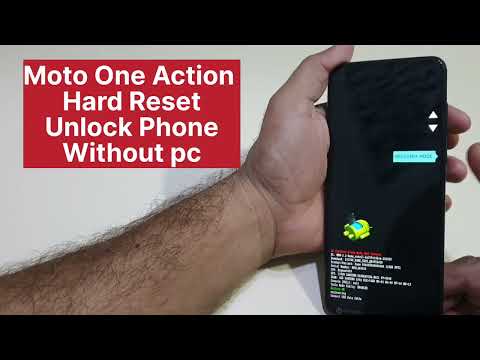 Moto One Action Hard Reset Unlock Mobile Pattern or Pin code | Without Pc Flash