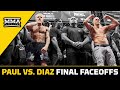 Diaz vs. Paul Final Faceoffs | Full Main Card Ceremonial Weigh-Ins | MMA Fighting