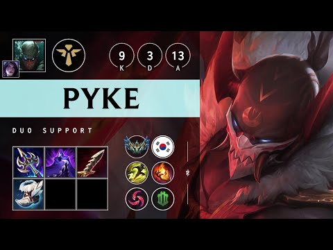 Pyke Support vs Janna - KR Challenger Patch 25.09