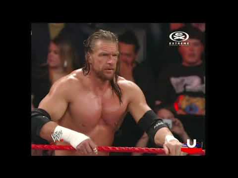 WWE Raw 05.05.2008: Mr. Kennedy & Triple H vs. Roster ECW - PL