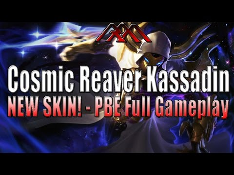 Cosmic Reaver Kassadin Gameplay - New Skin - PBE