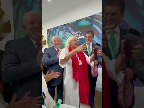 Lula e Fafá de Belém na COP-27