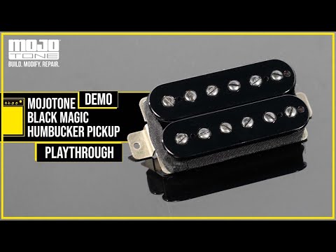 Mojotone Black Magic Humbucker Pickup Set- Open Covers image 2