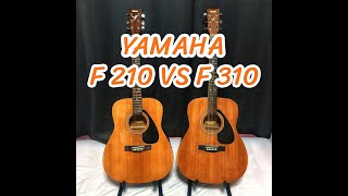 Video thumbnail for รีวิวเสียง YAMAHA F210 vs F310 Comparison by Sedrick2531