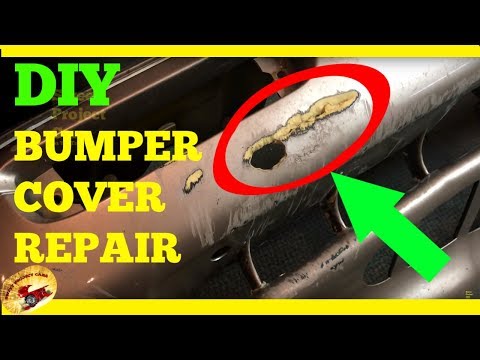 How To Repair a HOLE in a Plastic Bumper Cover!