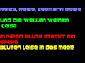 Rammstein- Reise, Reise (With Lyrics/mit Texten ...