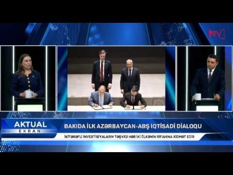AKTUAL EKRAN: Azərbaycan-ABŞ arasında 8 milyard dollara yaxın iqtisadi müqavilə imzalanıb 03.06.2026