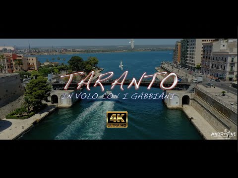 TARANTO ❤️💙 IN VOLO CON I GABBIANI 🐦 4K - TARANTO ❤️💙 IN FLIGHT WITH SEAGULLS 🐦 4K